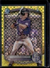 2025 Bowman Charlie Condon Chrome Yellow X-Fractor 1st Prospect #/75 Rockies