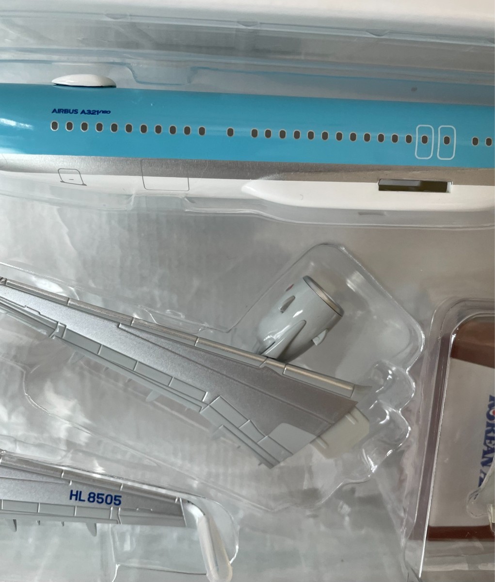 1:200 KOREAN AIR AIRBUS A321 Neo with Landing gear HL8505 | eBay