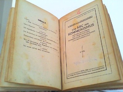 Das ABC des Kommunismus. Populäre Erläuterung des Programms der Kommunistischen 