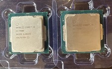 LOT OF 2 - Intel Core i5-7500 SR335 3.40GHz Quad Core LGA1151 Desktop CPU