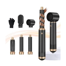 Blow Dryer Brush 5 in 1, Negative Ion Hair Dryer Brush Set Upgrade ... Fast Ship