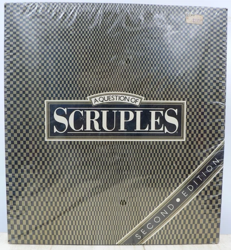 VTG NOS 1987 A Question of Scruples 2nd Edition Adult Game Milton Bradley SEALED