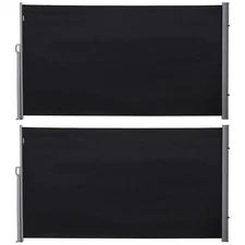 Outsunny Retractable Side Awning Screen Fence Patio Garden Privacy Divider