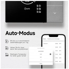 Programmable For Hydronic Heating Thermostat WiFi Enabled Compatible with