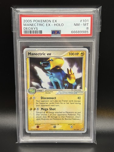 Manectric ex graded PSA 8 for sale on eBay