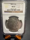 1882-O Morgan Silver Dollar NGC MS63 New Orleans $1 UNC