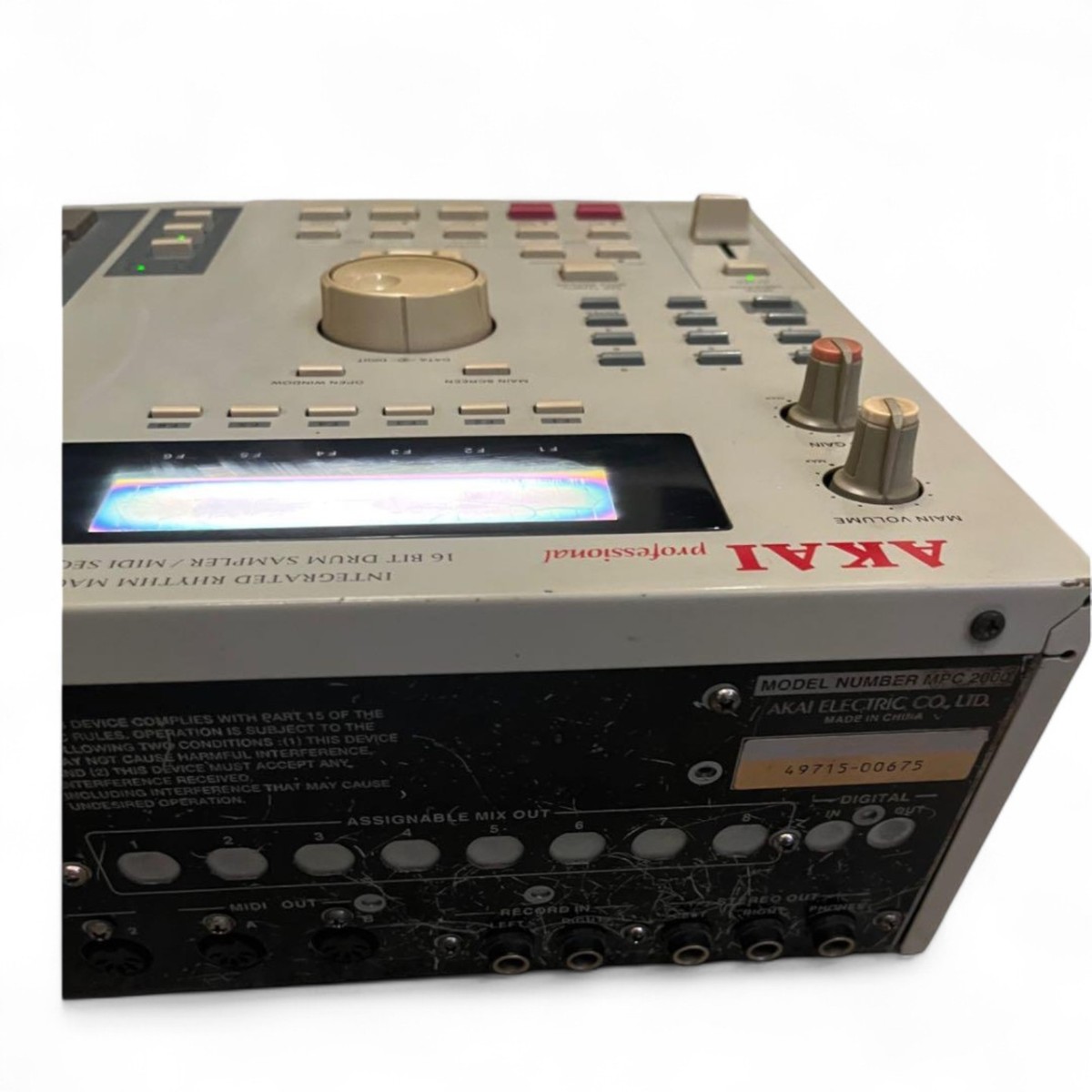 AKAI professional MPC2000 MIDI PRODUCTION CENER #3 | eBay