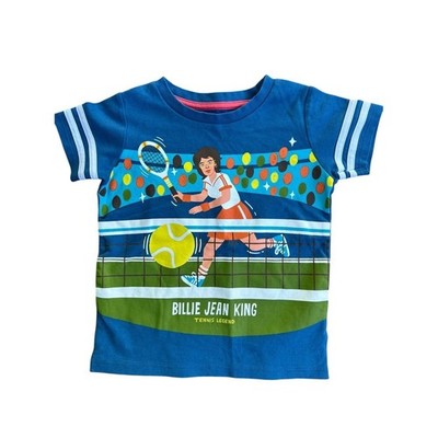 Picolina Kids Tee Billie Jean King Tennis Legend 4T Unisex