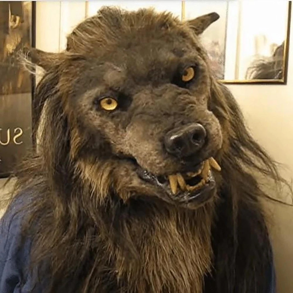 Super Realistic Werewolf Mask Halloween Cosplay Party Costume Highly recommended - Image 4 of 4