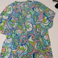 Lilly Pulitzer Windsor Strapless Jersey Dress Multi Shell Republic xl