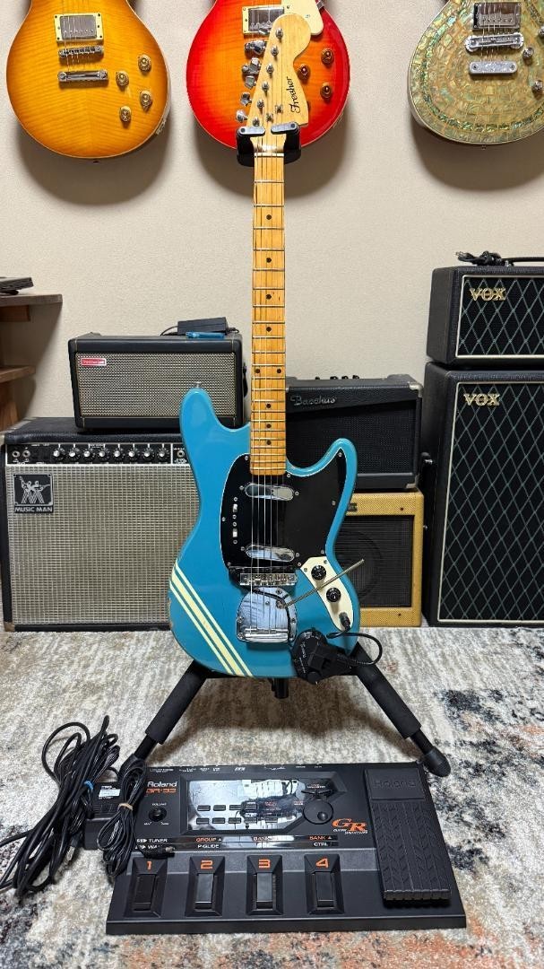 Fresher FN-281 & GR-33 & GK-3 シンセセット Electric Guitar Fresher FN-281 Blue with Accessories | eBay