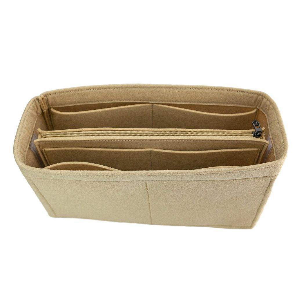 Multi-Pocket Felt Purse Handbag Organizer Insert Storage Tote Shaper ...