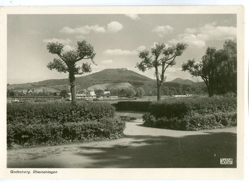AK Bonn Bad Godesberg,Rheinanlagen um 1950 - Bild 1 von 2