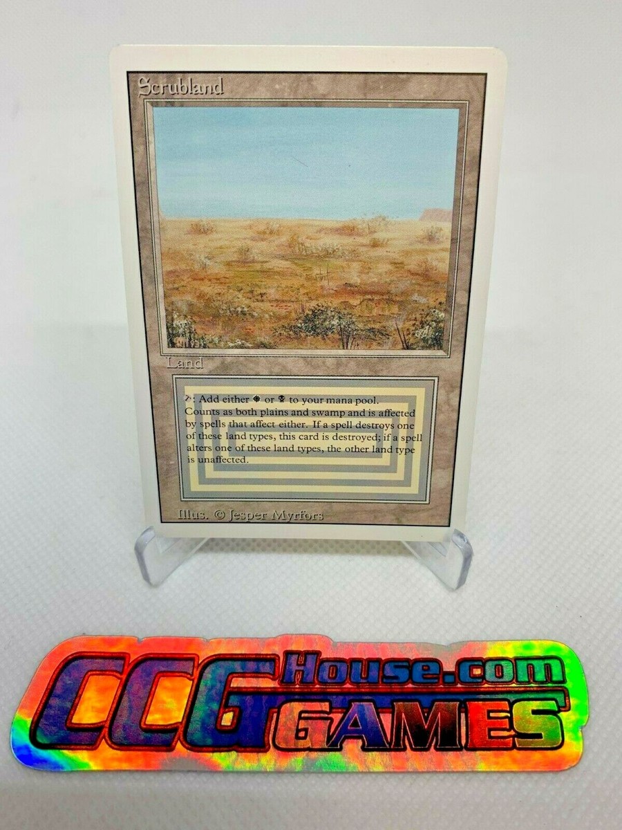 マジックザギャザリング Scrubland MTG