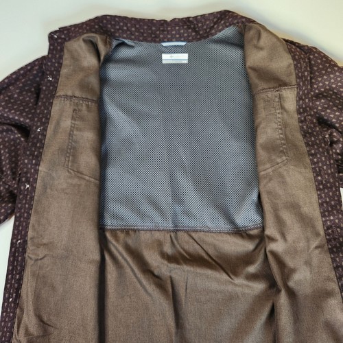 Columbia Omni-Wick Button Up Shirt Mens M Tree Print Vented Outdoors Fishing - Picture 5 of 11