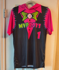 Savannah Bananas Pink Baseball Jersey - Adult SMALL, Miles Moralas 1, MVP BOYS