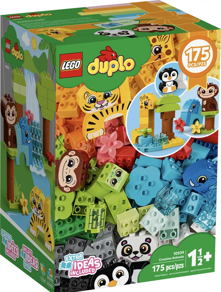 LEGO DUPLO Classic Creative Animals 10934 Building Toy Set (175 Pieces)