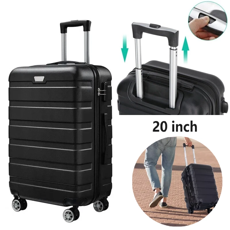 Carry On Luggage 20'' Suitcase Travel Rolling Luggage Hardside w/Spinner Wheels - Image 2 of 4