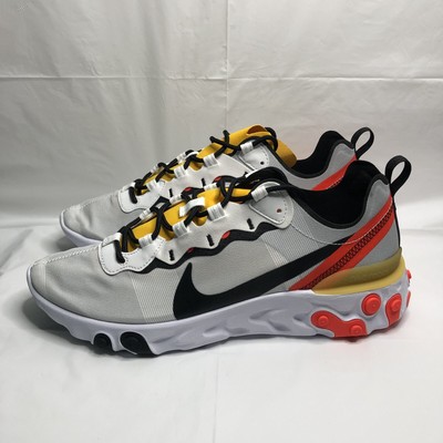 Nike React Element 55 White Black Crimson Gold Spain Save 47 Www Cablecup Com