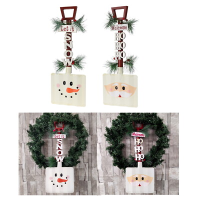 Weihnachtsschaufel Weihnachtsmann Schneemann Display Ornament Neuheit Dekoration Wandbehang