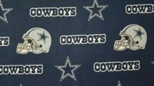 NFL DALLAS COWBOYS COTTON FABRIC 1/4 YARD 9"x58" QUARTER FABRIC