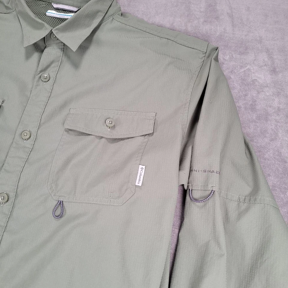 Columbia Sportswear 户外远足纽扣衬衫通风速干 XL — 第 4/4 张图片