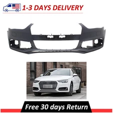 Fits 2013-16 Audi A4/S4/A4 Quattro with S-Line Package Primed Front Bumper Cover