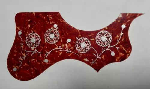 Genuine Celluloid Pickguard Red for USA Gibson J200 CE Style Acoustic Guitar