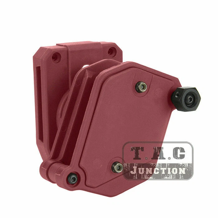 IPSC USPSA 4 Multi-Angle High Speed Pistol Magazine Pouch 1.5" Shooting Belt Red - Image 4 of 4