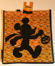 NEW  DISNEY  MICKEY MOUSE SHADOW HALLOWEEN TRICK OR TREAT TOTE BAG  1 or ALL