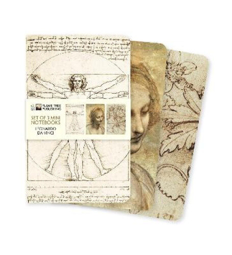 Leonardo da Vinci Set of 3 Mini Notebooks (Mini Notebook Collections)