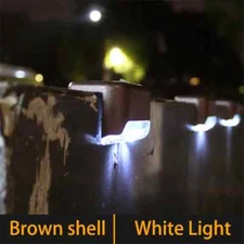 Outdoor Solar LED Deck Lights Path Garden Patio Pathway Stairs Step Fence Lamp