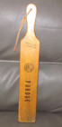 Vintage 1960's Purdue University Fraternity Delta Mu Chapter 1968 Wooden Paddle — photo 1