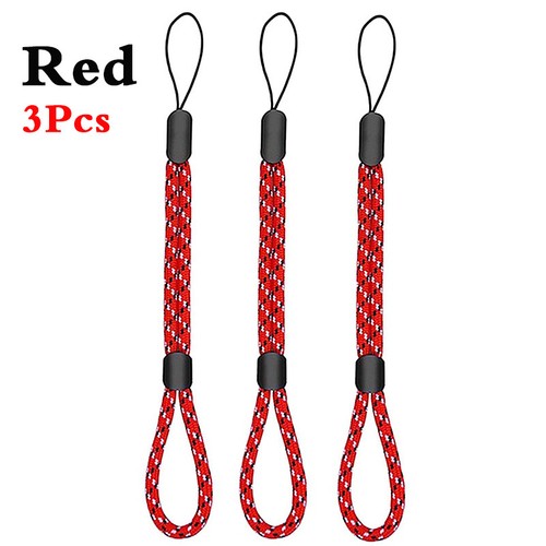 3Pcs Cell Phone Charm Wrist Strap Lanyard Adjustable Length Lock Keychain New - Photo 14 sur 16