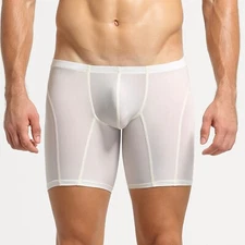 SEOBEAN Mens Low-Rise Sexy Trunk Boxer Underwear