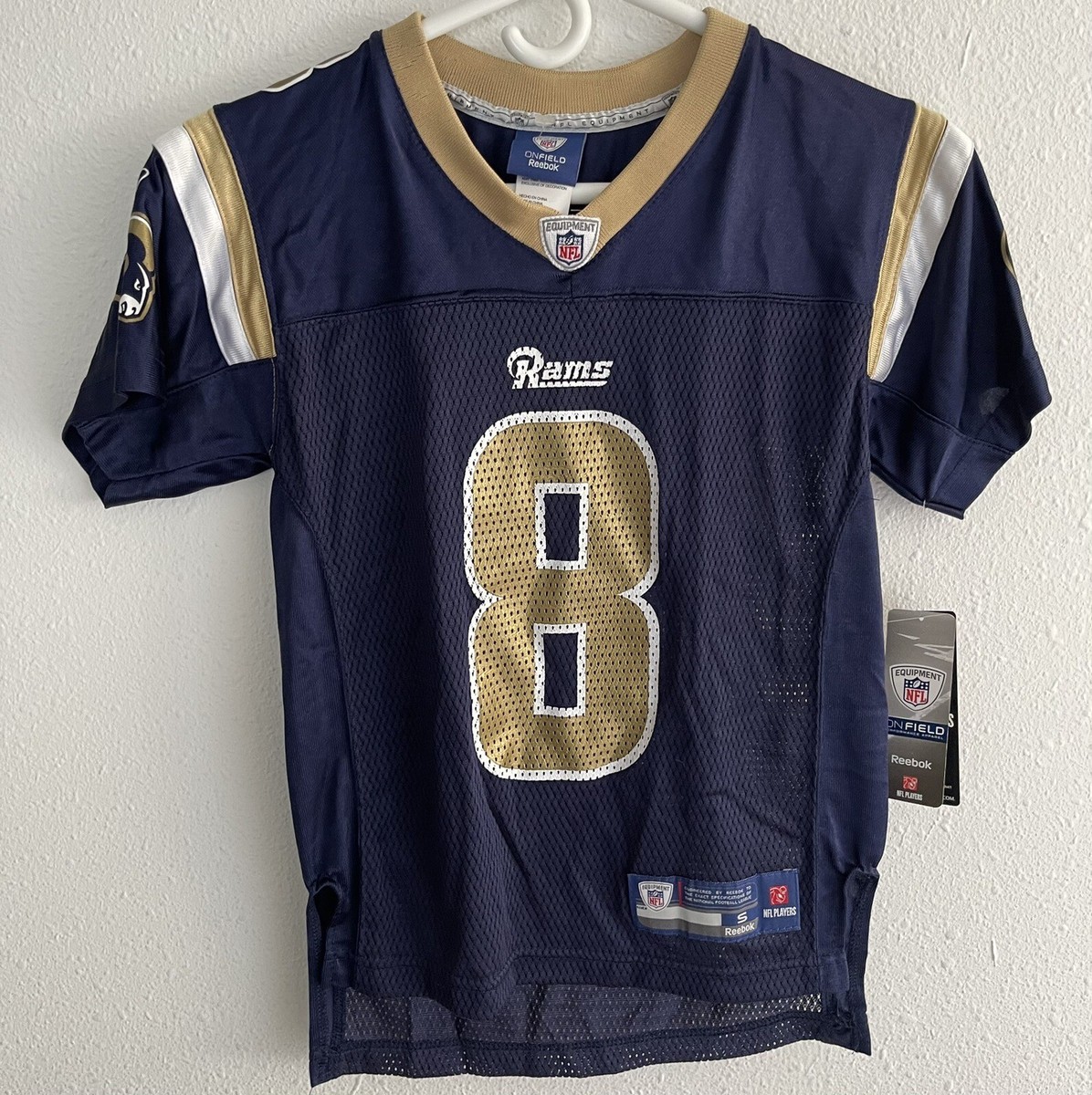 Nfl Rams Sam Bradford Original La Rams Jersey Reebok Premier NFL