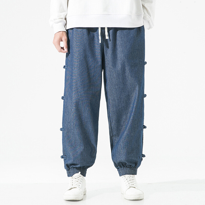 Look Like Jeans Mens Blue Jean Pajama Pants Men Denim Pants
