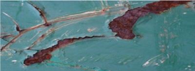 Rust Color Wrapping For Motorcycle Aged Rust Patina Metal Teal Car Wrap Bike Motorcycle Scooter Vinyl ...