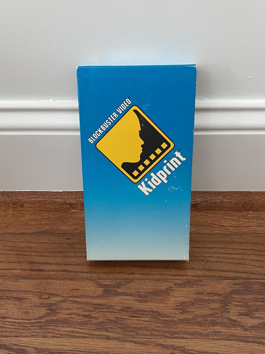Blockbuster Video Tape Kidprint VHS August 1993 RARE HTF | eBay