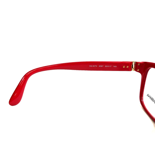 Dolce & Gabbana Eyeglasses Frames DG3273 3097 Polished Red Gold Clasps 53-17-140 - Picture 9 of 11