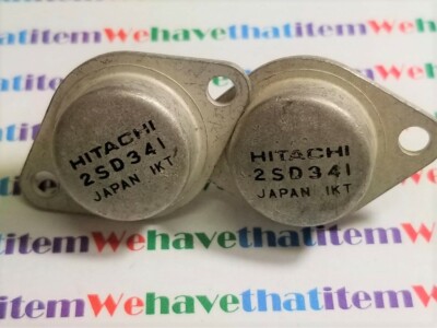 Transistor Hitachi 2SD341 Original - Lot De 2 Pièces Neuves, Fabrication Japonaise