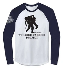 HARLEY-DAVIDSON® MENS WOUNDED WARRIOR WHITE/BLUE TEE XL