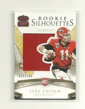 2020 Chronicles Draft JAKE FROMM SP Crown Royale Silhouettes Jersey #d 033/199