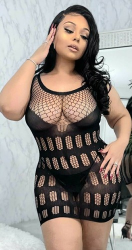 Fishnet Mini Dress #380 Hot PINK fits 