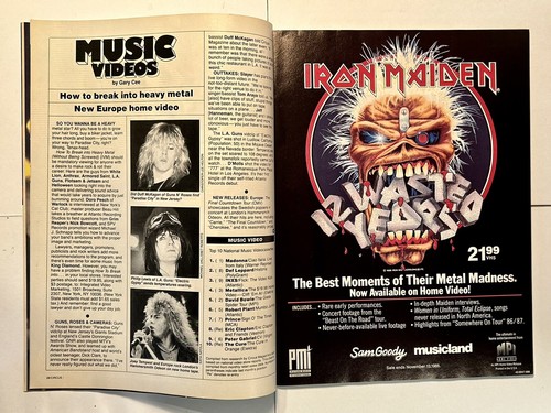 Vintage CIRCUS Magazine November 1988 JON BON JOVI & RICHIE SAMBORA Centerfold - Imagen 2 de 8