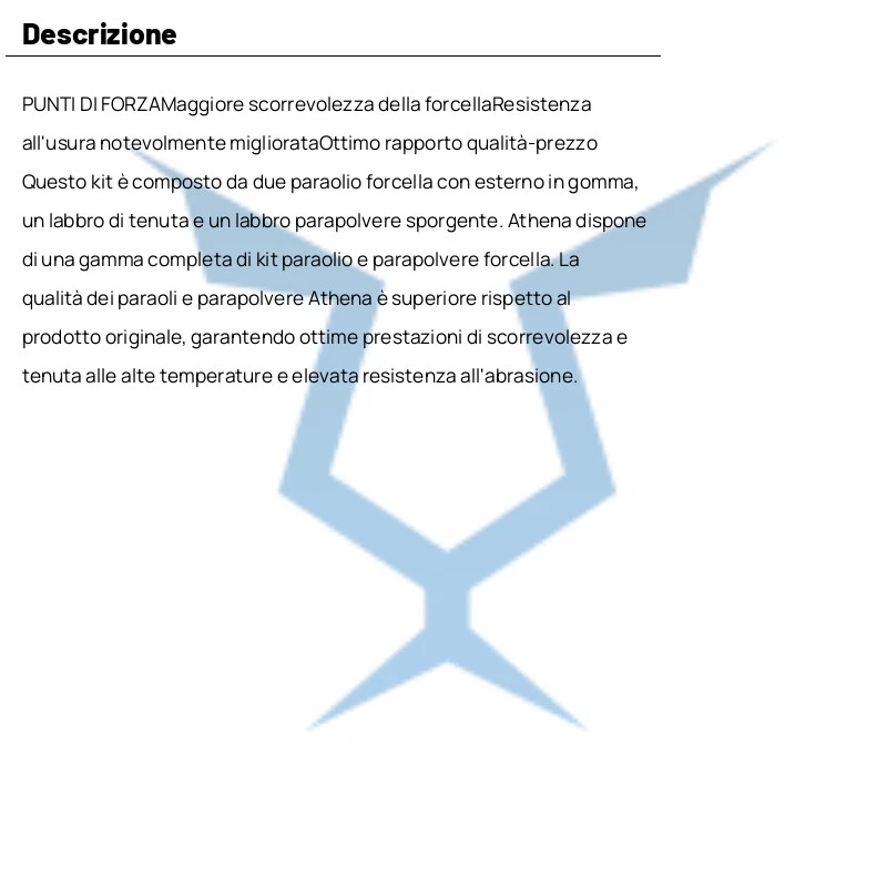 MGR-RSD  43X55,1X9,5/10 ATHENA FOR YAMAHA 600 FZ6 N 2009-2010 Foto 3 de 4