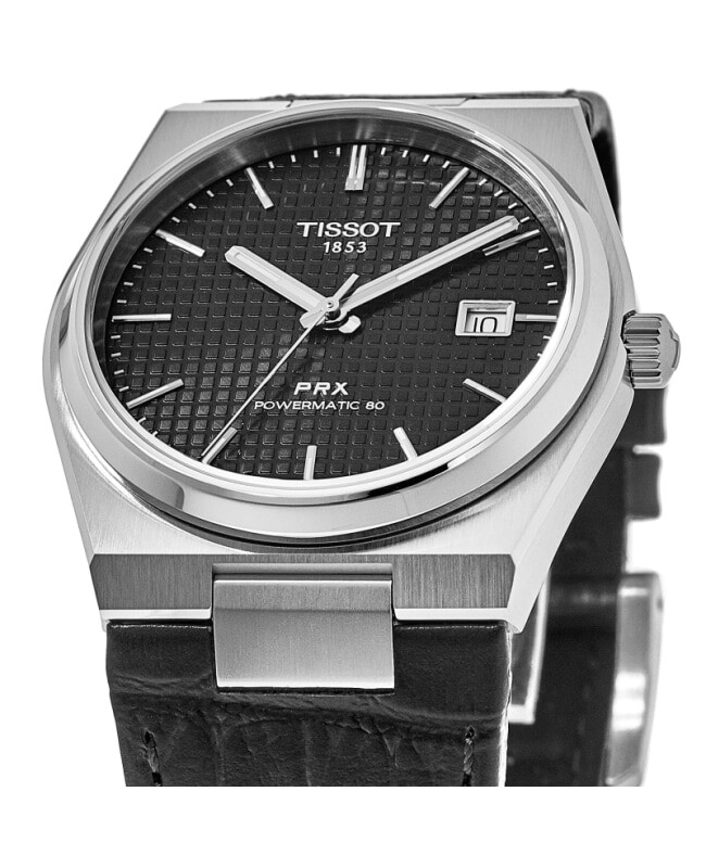 New Tissot PRX Powermatic 80 Automatic Black Men's Watch