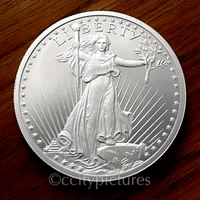 1 oz Saint-Gaudens 999 Fine Silver GSM Round • Classic Liberty-Inspired Design