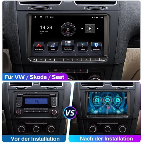 Android 14 Carplay Autoradio GPS NAVI RDS Für VW GOLF 5 6 Touran Tiguan Polo EOS - Bild 8 von 14