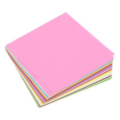 100 Sheet Origami Paper 20 Colors 9.8 x 9.8 Inch Square Sheet